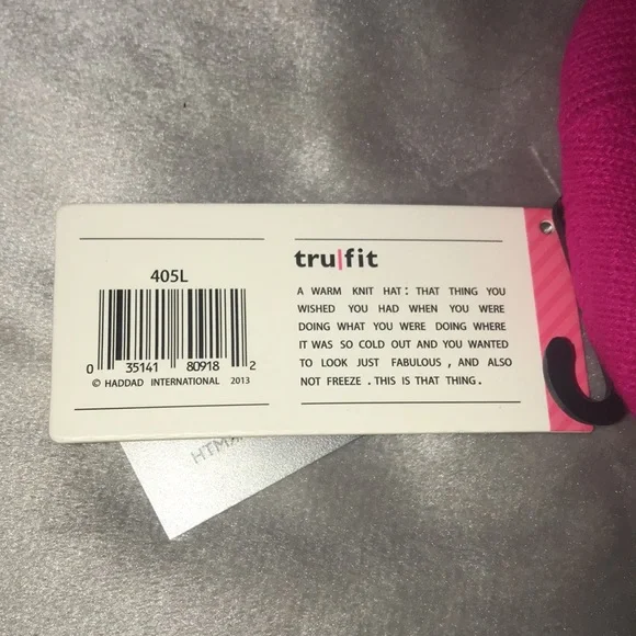 NWT Tru|Fit Ladies Warm Knit Pink in color - Picture 3 of 4